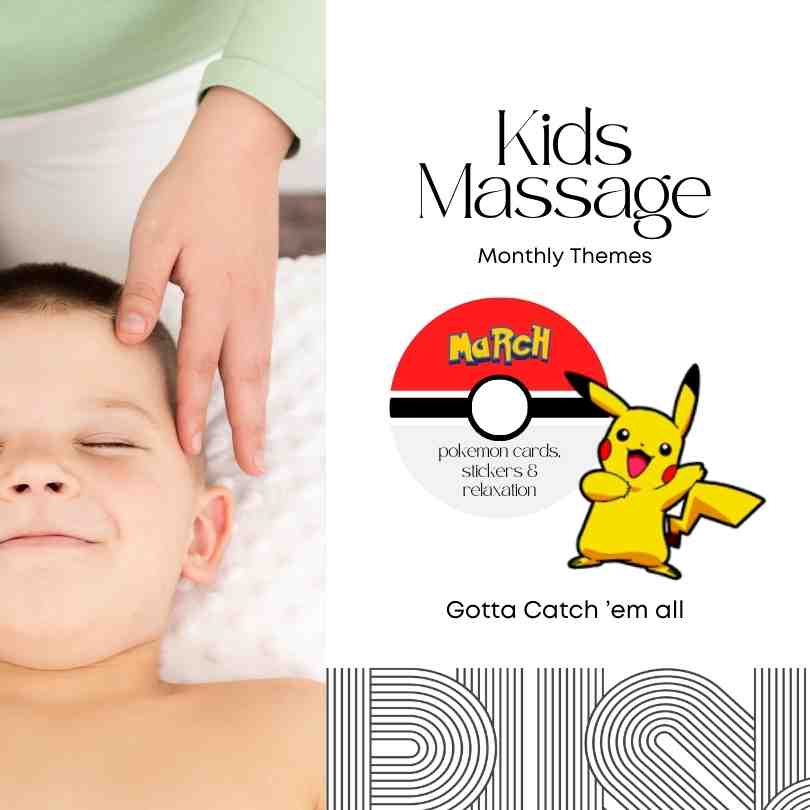 You are currently viewing Embark on a Relaxing Adventure: Pokémon-Themed Massages for Kids This March!