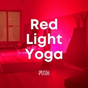 Read more about the article The Glow Up: Why Red Light Yoga is Markham’s New Favorite Way to Move
