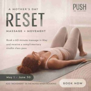 Read more about the article A Mother’s Day Reset: Why Every Markham Mom Deserves Both Massage and Movement